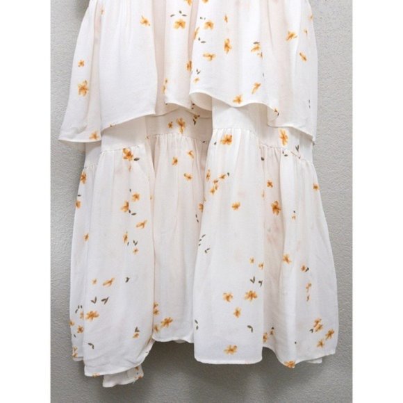 NWT Reformation Foxglove Tiered Ruffle Maxi Dress 2 Opium Floral Georgette - Picture 6 of 11